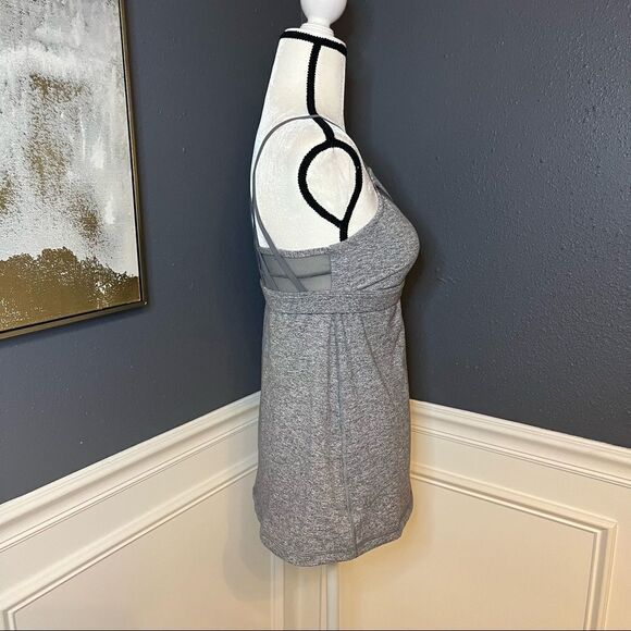 Lululemon Just Breathe Heathered Slate Tank Top - Picture 8 of 13